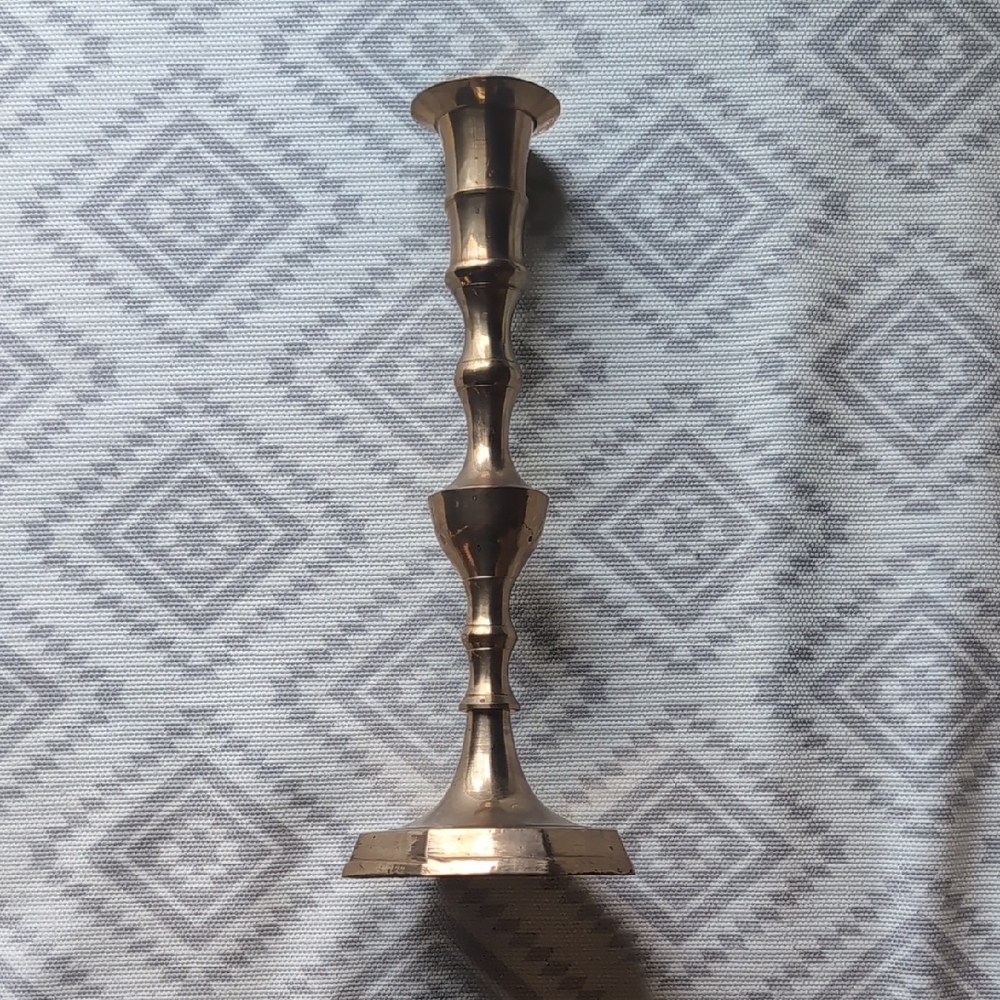 Elegant Silver Candle Holder